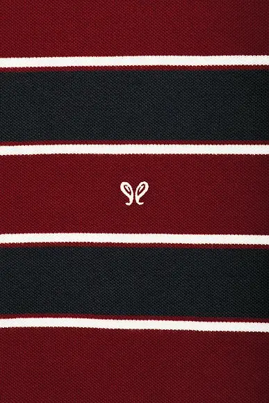 Rhude Fontaine Striped Short Sleeve Polo Shirt | Thumbnail 5 Rhude Fontaine Striped Short Sleeve Polo Shirt | Thumbnail 5