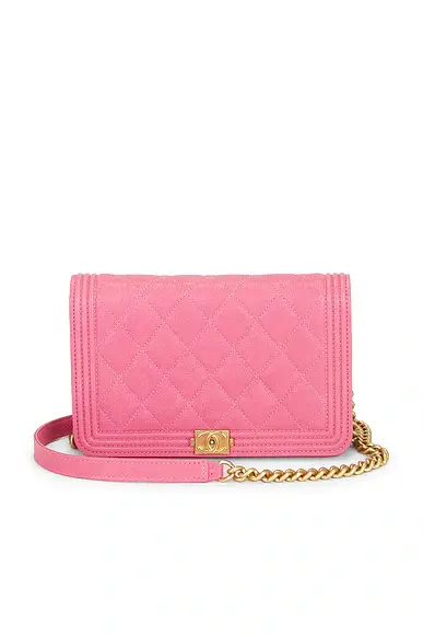 Chanel Chanel Calfskin Boy Wallet On Chain | Image 1 Chanel Chanel Calfskin Boy Wallet On Chain | Image 1