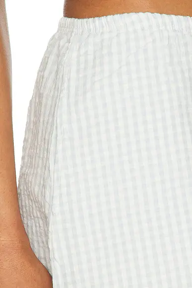 DONNI. The Cotton Gingham Tap Short | Thumbnail 6