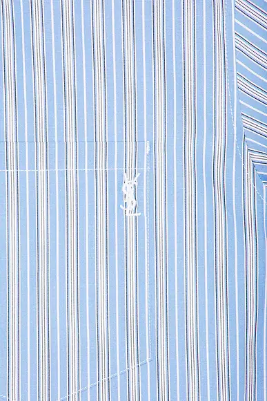Saint Laurent Boxy Chalk Blue Black | Thumbnail 5 Saint Laurent Boxy Chalk Blue Black | Thumbnail 5