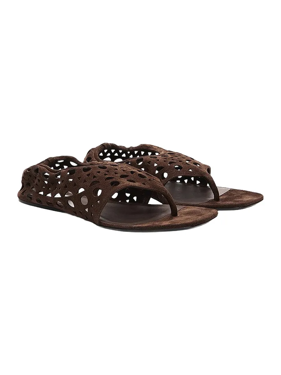 ALAΪA Neo Vienne Flat Sandal ALAΪA Neo Vienne Flat Sandal