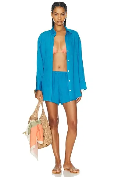 Vix Swimwear x Rosie Huntington-Whiteley Baily Long Sleeve Shirt | Thumbnail 4 Vix Swimwear x Rosie Huntington-Whiteley Baily Long Sleeve Shirt | Thumbnail 4