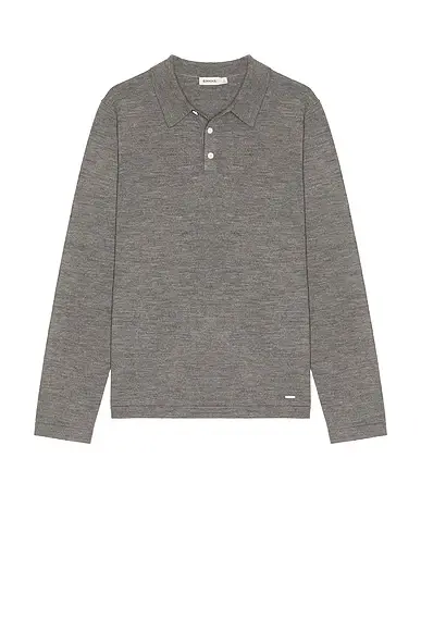 Simkhai Reynolds Long Sleeve Polo | Thumbnail 4 Simkhai Reynolds Long Sleeve Polo | Thumbnail 4