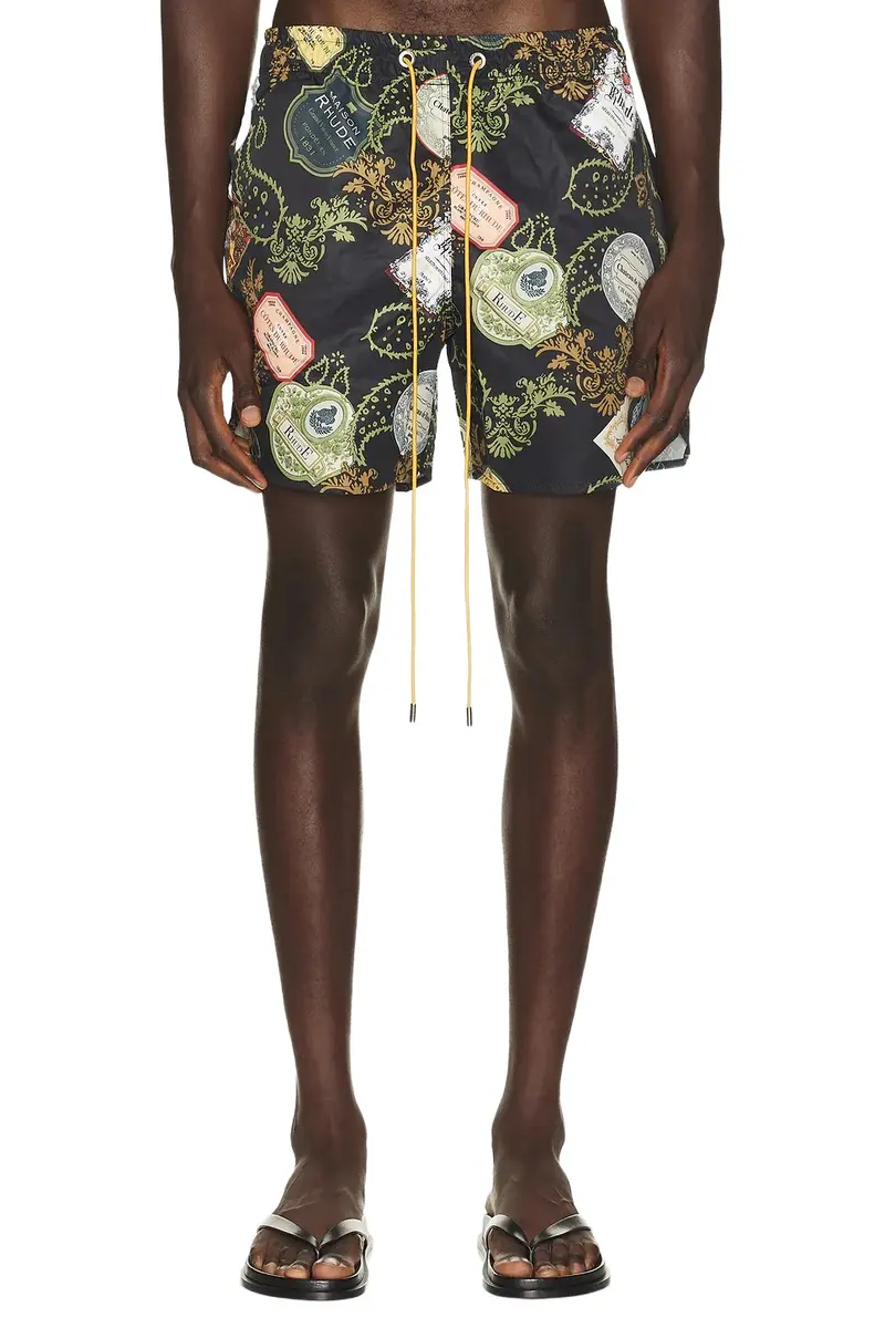 Rhude Vin Bandana Print Swim Shorts