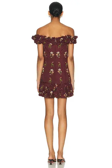 Agua by Agua Bendita Jardin Mini Dress | Thumbnail 3