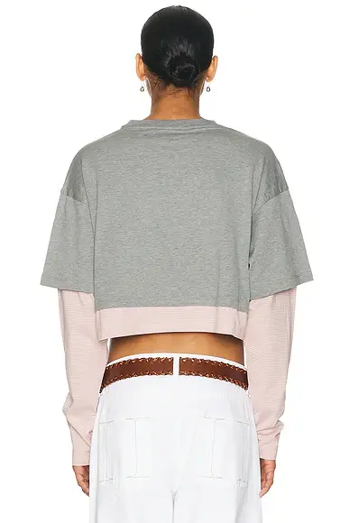 Miu Miu Jersey Top | Thumbnail 3 Miu Miu Jersey Top | Thumbnail 3