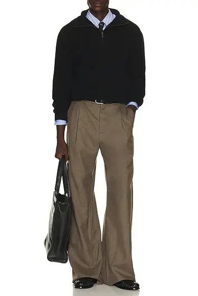 Saint Laurent Zip Neck Sweater | Thumbnail 3 Saint Laurent Zip Neck Sweater | Thumbnail 3