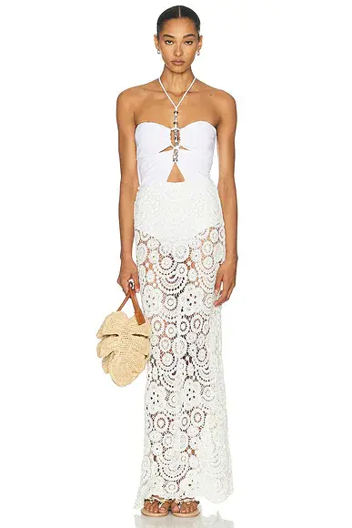 PatBo Gal Embroidery Maxi Dress | Image 1 PatBo Gal Embroidery Maxi Dress | Image 1