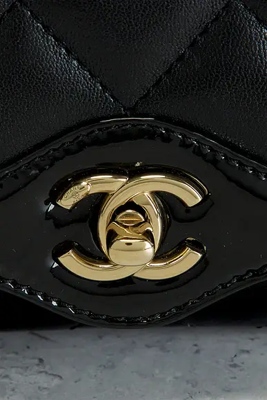 Chanel Chanel Lambskin Patent Calfskin Small Hold The Line Flap Bag | Thumbnail 6 Chanel Chanel Lambskin Patent Calfskin Small Hold The Line Flap Bag | Thumbnail 6