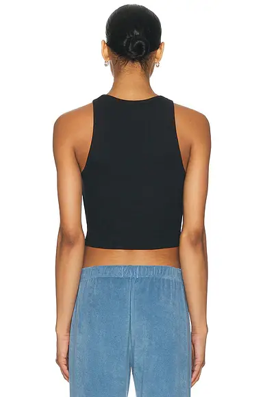 Sporty & Rich Signature Logo Krystal Tank Top | Thumbnail 3 Sporty & Rich Signature Logo Krystal Tank Top | Thumbnail 3