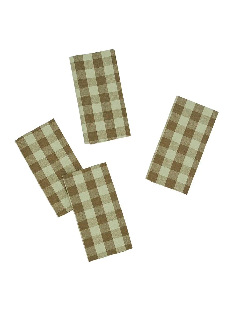 HAWKINS NEW YORK Essential Gingham Dinner Napkins Set Of 4