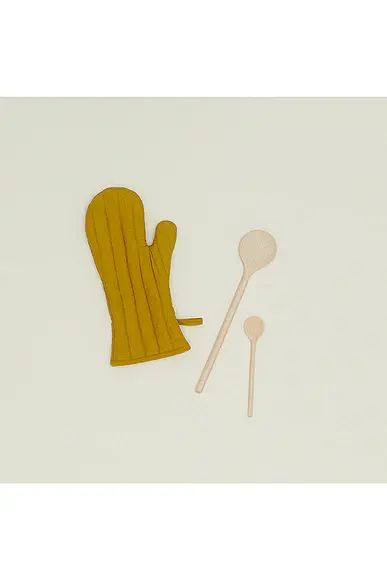 HAWKINS NEW YORK Simple Linen Oven Mitt | Thumbnail 2