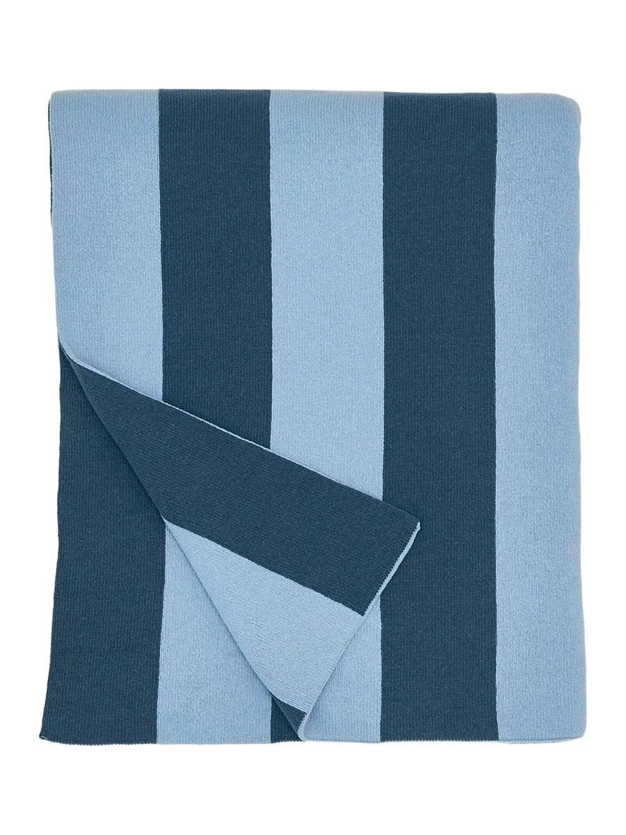 HAWKINS NEW YORK Simple Striped Throw Blanket