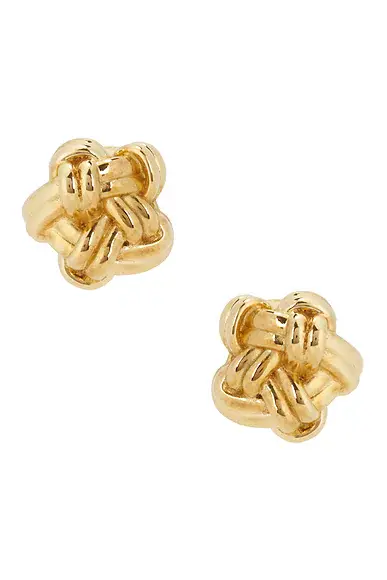 Bottega Veneta Flower Knot Earrings | Image 1 Bottega Veneta Flower Knot Earrings | Image 1