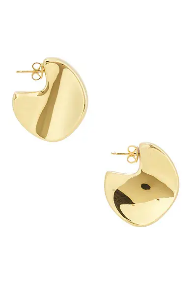Bottega Veneta Round Sterling Silver Earrings | Thumbnail 3 Bottega Veneta Round Sterling Silver Earrings | Thumbnail 3