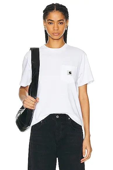 Carhartt WIP Short Sleeve Pocket T-Shirt | Image 1 Carhartt WIP Short Sleeve Pocket T-Shirt | Image 1