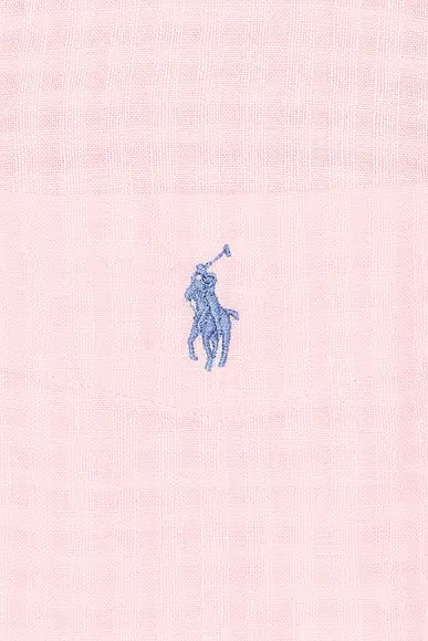 Polo Ralph Lauren Short Sleeve Seersucker Linen Andy Camp Shirt | Thumbnail 5