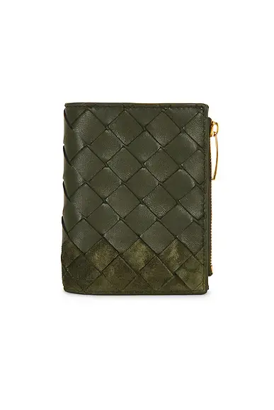 Bottega Veneta Intrecciato Small Bi-Fold Wallet | Image 1 Bottega Veneta Intrecciato Small Bi-Fold Wallet | Image 1