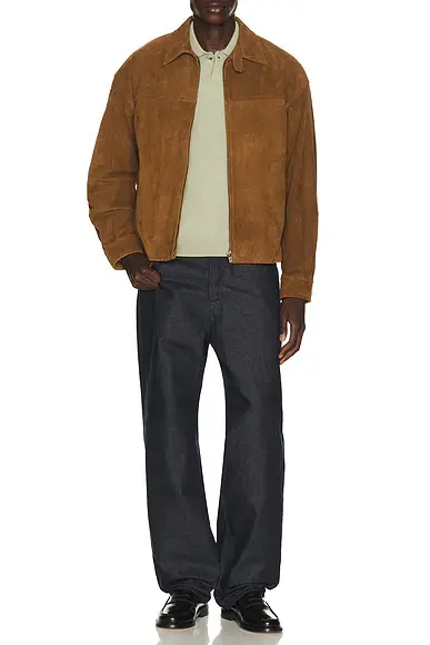 LE 17 SEPTEMBRE Cow Suede Zip Blouson | Thumbnail 3 LE 17 SEPTEMBRE Cow Suede Zip Blouson | Thumbnail 3