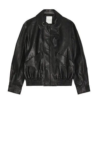 LE 17 SEPTEMBRE Faux Leather Zip Blouson | Thumbnail 4 LE 17 SEPTEMBRE Faux Leather Zip Blouson | Thumbnail 4