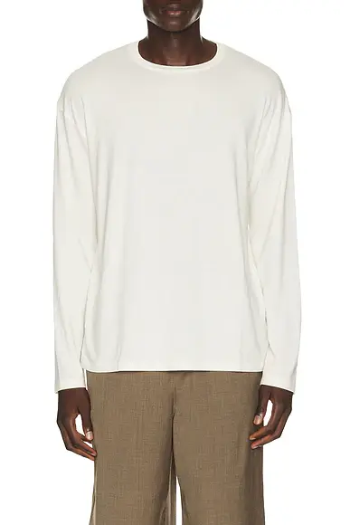 LE 17 SEPTEMBRE Wool Blend Long Sleeve Tee Shirt | Image 1 LE 17 SEPTEMBRE Wool Blend Long Sleeve Tee Shirt | Image 1