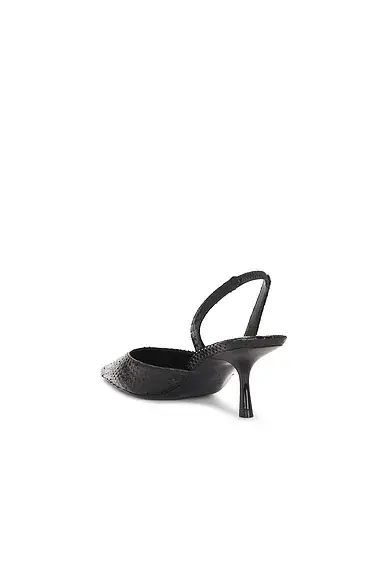 Saint Laurent Marida Python Slingback Pump | Thumbnail 3