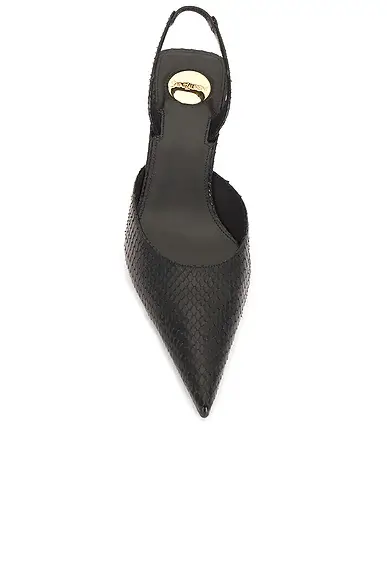 Saint Laurent Marida Python Slingback Pump | Thumbnail 4