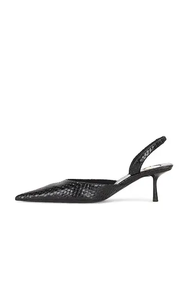 Saint Laurent Marida Python Slingback Pump | Thumbnail 5