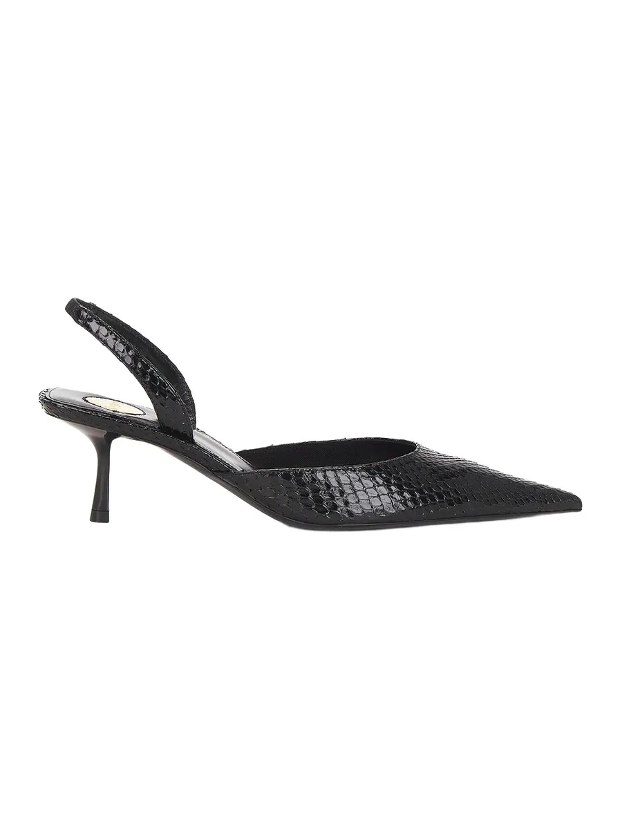 Saint Laurent Marida Python Slingback Pump