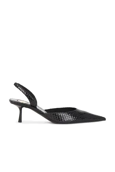 Saint Laurent Marida Python Slingback Pump | Image 1 Saint Laurent Marida Python Slingback Pump | Image 1
