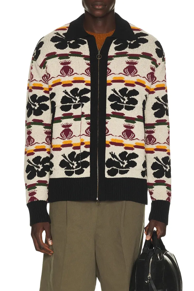 Nicholas Daley Hibiscus Cardigan