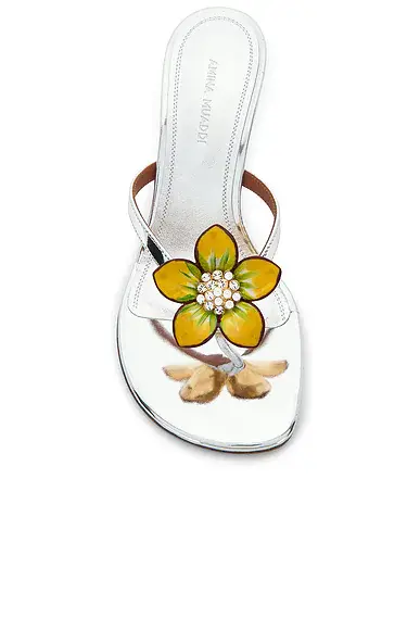 Amina Muaddi Vittoria 70 Thong Sandal | Thumbnail 4 Amina Muaddi Vittoria 70 Thong Sandal | Thumbnail 4