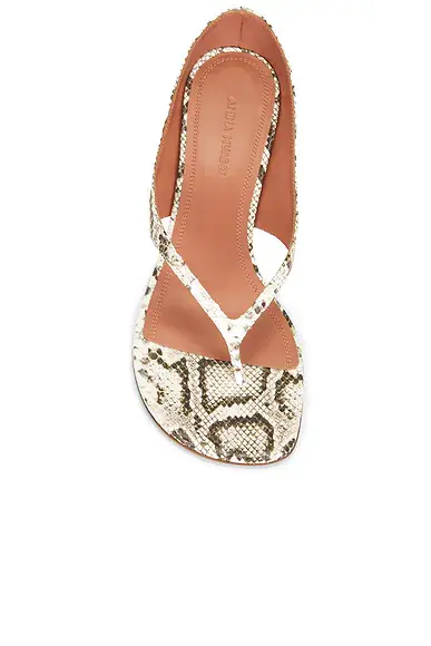 Amina Muaddi Alexandra 60 Thong Slipper Sandal | Thumbnail 4 Amina Muaddi Alexandra 60 Thong Slipper Sandal | Thumbnail 4