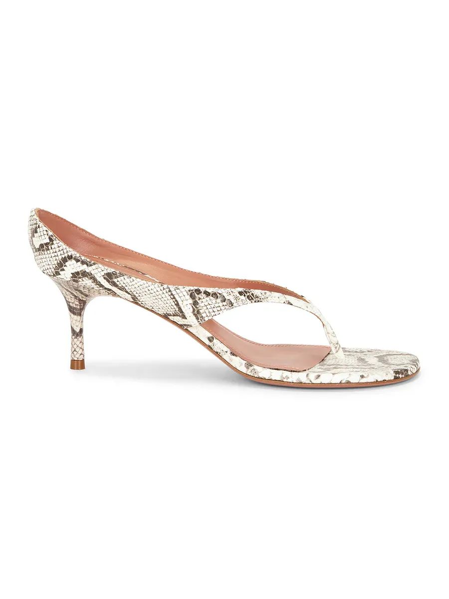 Amina Muaddi Alexandra 60 Thong Slipper Sandal