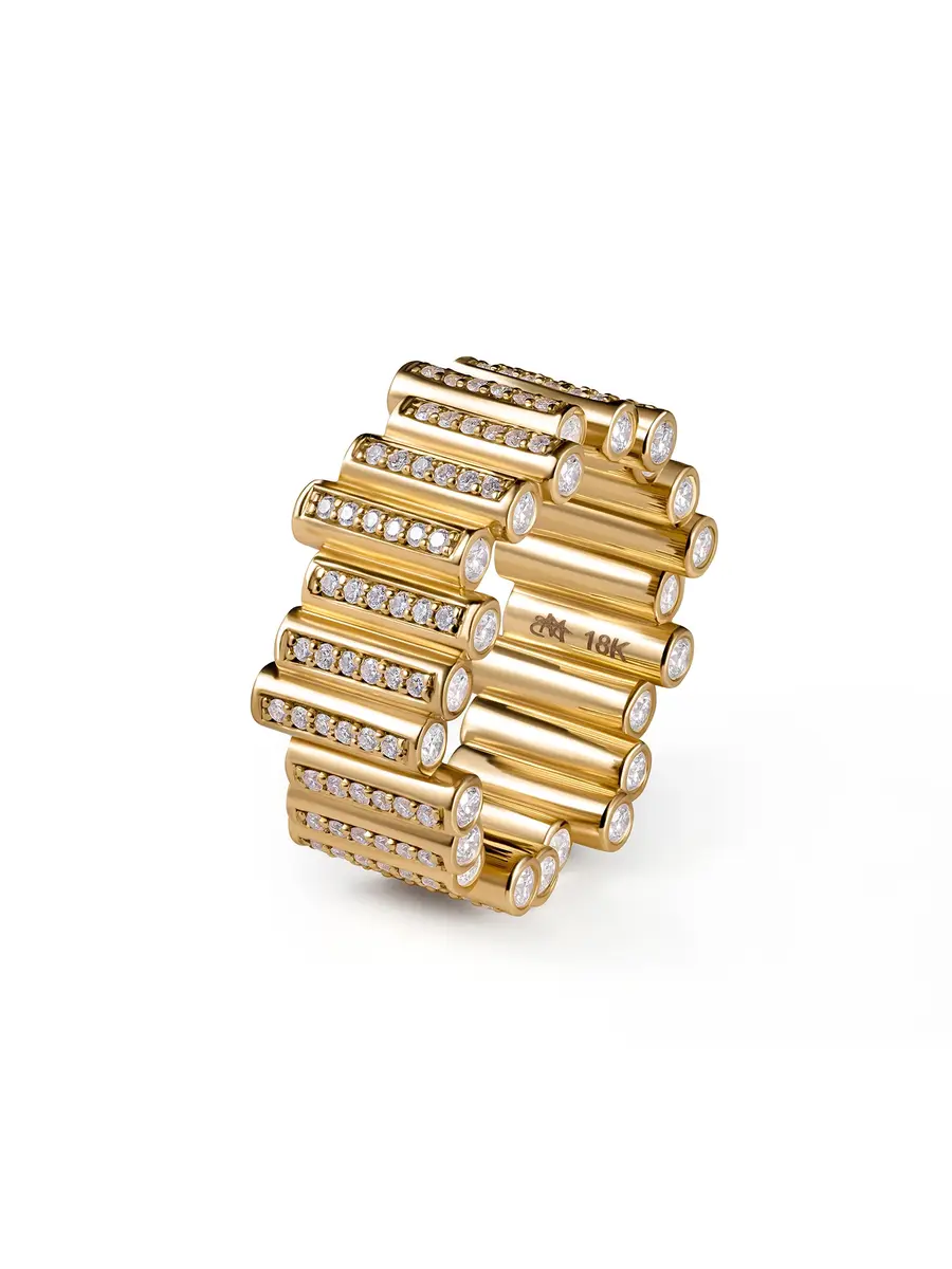 GuitaM Diamond Cylinder Ring | Image 1 GuitaM Diamond Cylinder Ring | Image 1