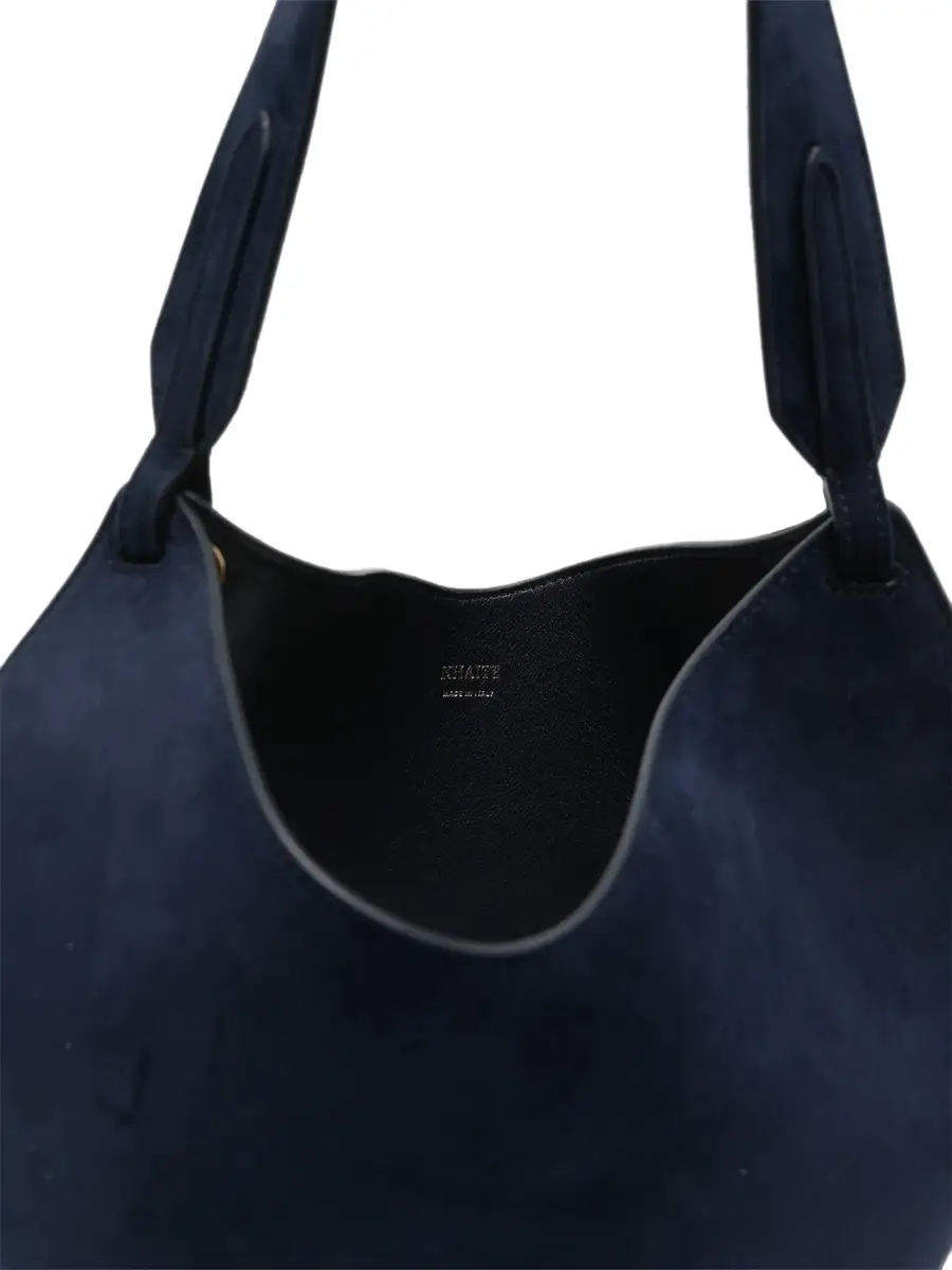 Khaite Suede Mini Lotus Tote | Thumbnail 4 Khaite Suede Mini Lotus Tote | Thumbnail 4