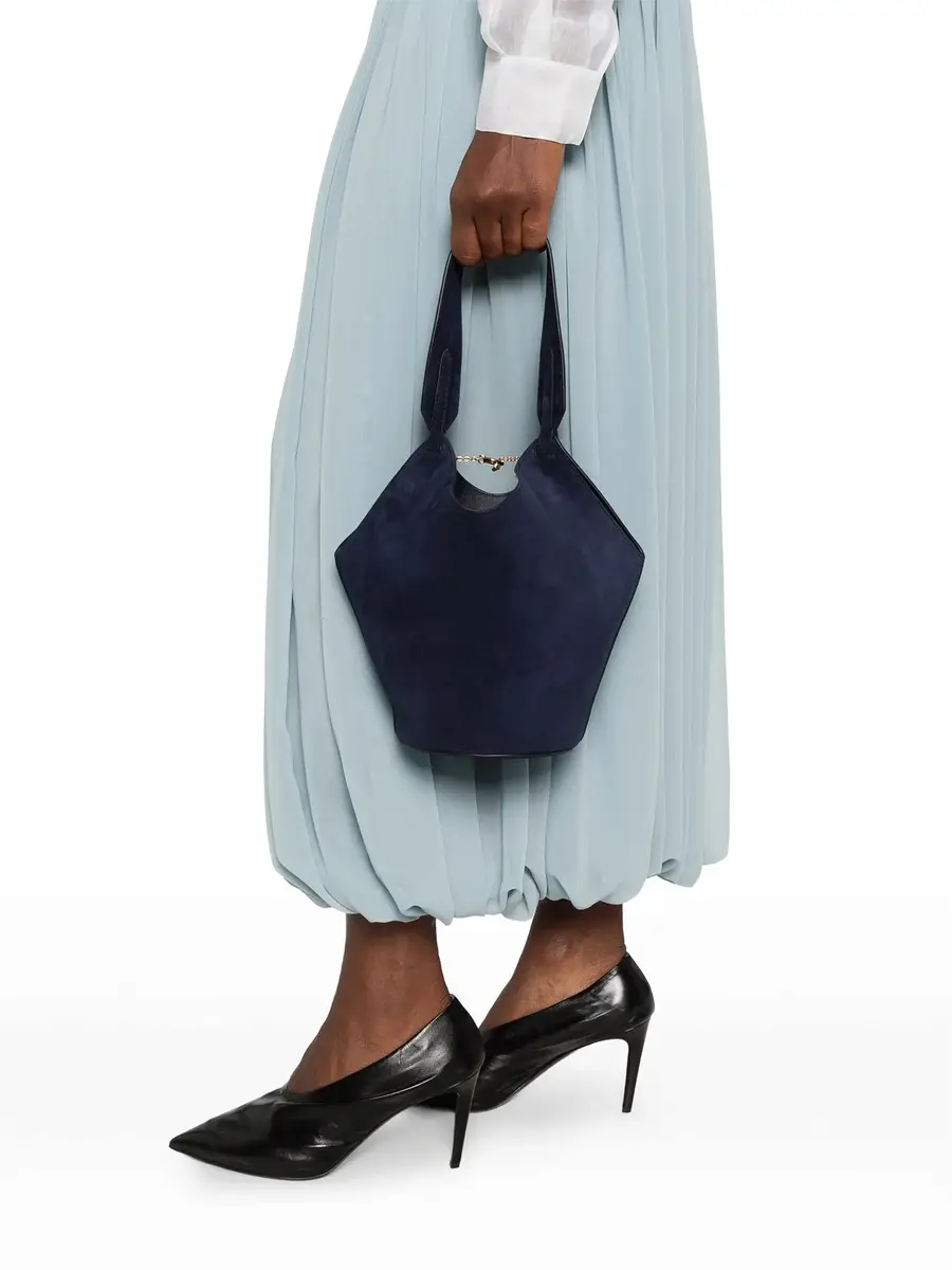 Khaite Suede Mini Lotus Tote | Thumbnail 5 Khaite Suede Mini Lotus Tote | Thumbnail 5