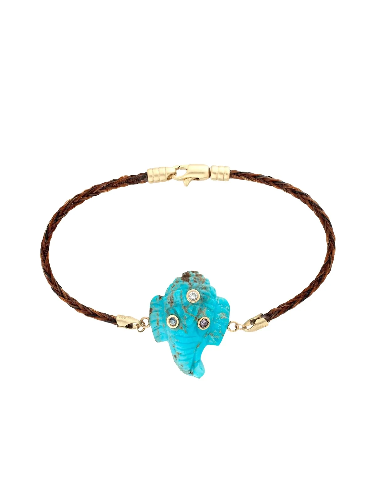 Turquoise Lord Ganesh Bracelet
