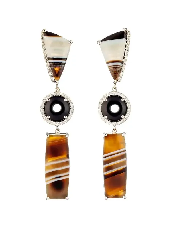Tuxedo Agate Earrings Tuxedo Agate Earrings