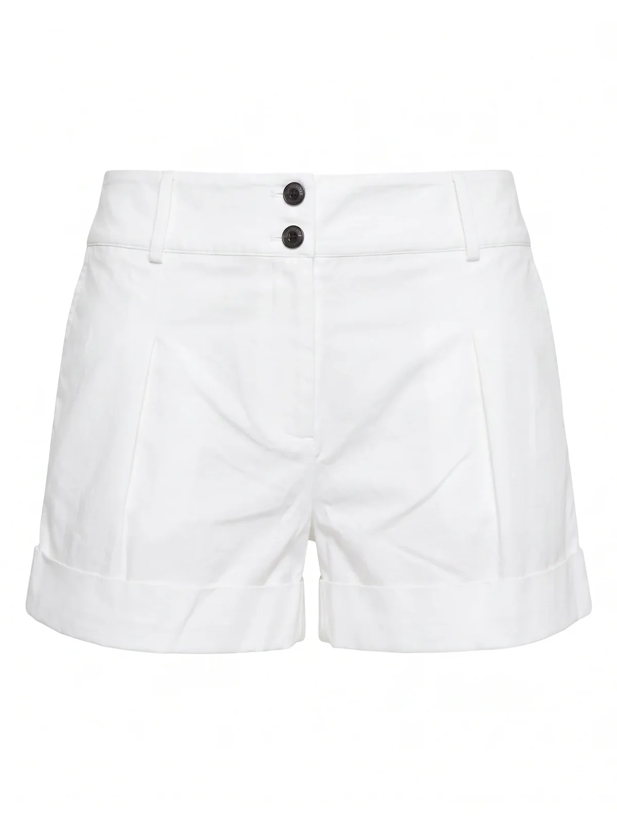 Whit Cuffed Cotton Shorts Whit Cuffed Cotton Shorts