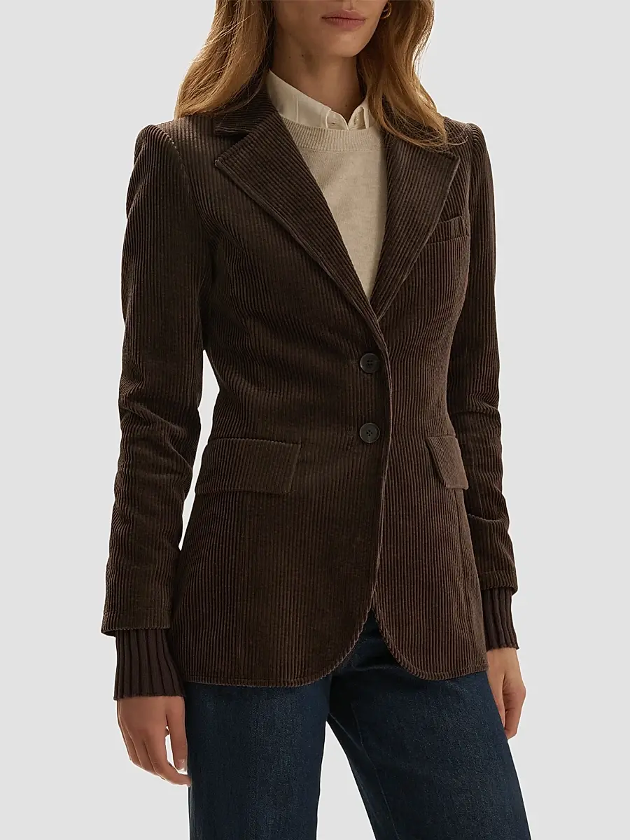Favorite Daughter Women's The Cord City Cotton Corduroy Blazer | Thumbnail 4 Favorite Daughter Women's The Cord City Cotton Corduroy Blazer | Thumbnail 4