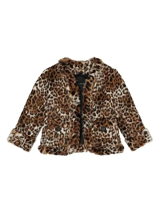 Women's Faux Fur Leopard Print Jacket Women's Faux Fur Leopard Print Jacket