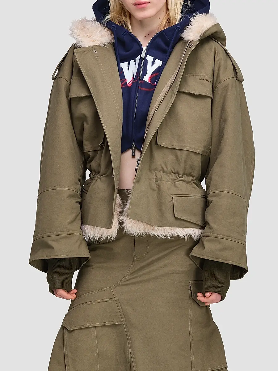 Marc Jacobs Women's Crop Cargo Parka | Thumbnail 4