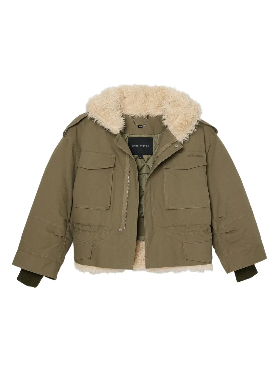 Women's Crop Cargo Parka