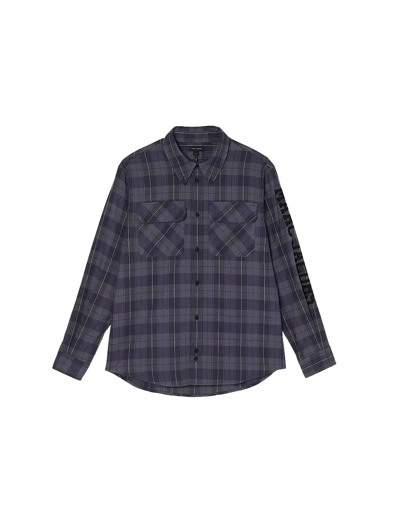 Marc Jacobs Women's Plaid Flannel Shirt - Purple Multi - Size XS | Image 1 Marc Jacobs Women's Plaid Flannel Shirt - Purple Multi - Size XS | Image 1