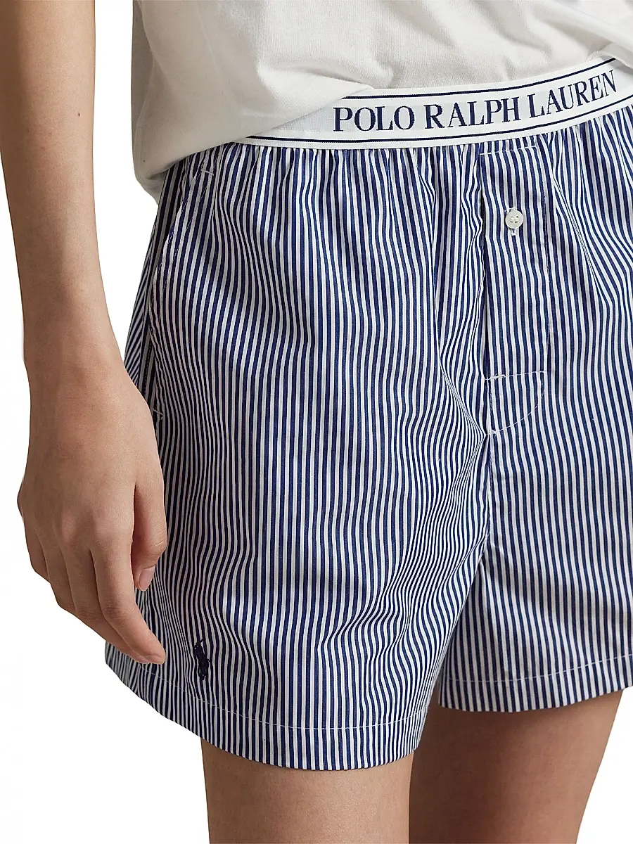Polo Ralph Lauren Women's Shirting Stripes 2-Pack Striped Boxer Shorts | Thumbnail 7 Polo Ralph Lauren Women's Shirting Stripes 2-Pack Striped Boxer Shorts | Thumbnail 7