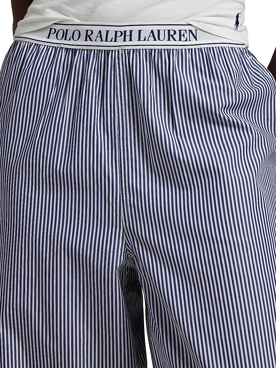 Polo Ralph Lauren Women's Shirting Stripes Striped Cotton Pants | Thumbnail 5 Polo Ralph Lauren Women's Shirting Stripes Striped Cotton Pants | Thumbnail 5