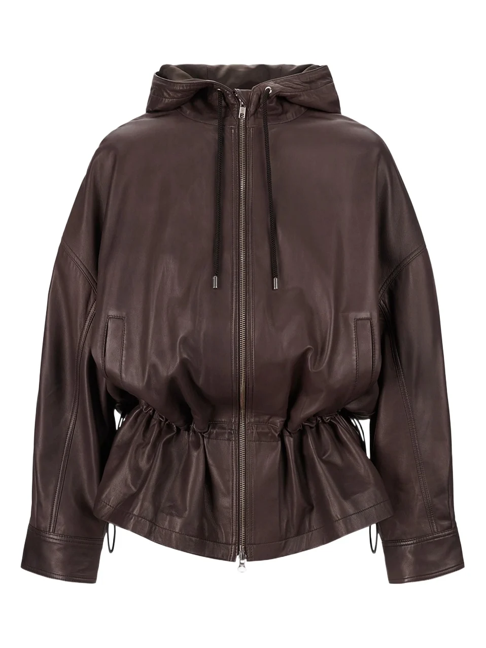 Staud Women's Gondola Hooded Leather Jacket