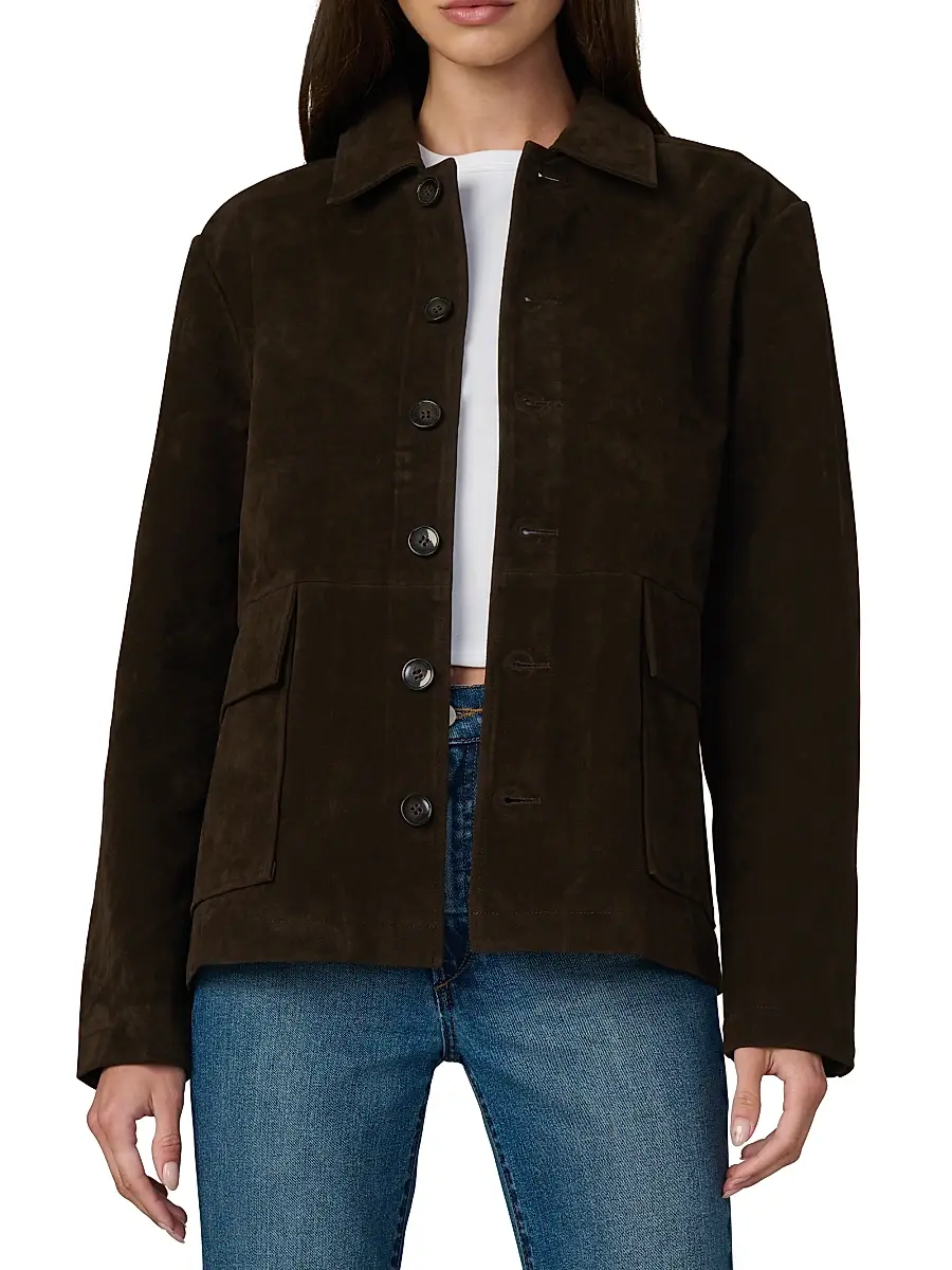Joe's Jeans Women's Faux-Suede Chore Coat | Thumbnail 3 Joe's Jeans Women's Faux-Suede Chore Coat | Thumbnail 3