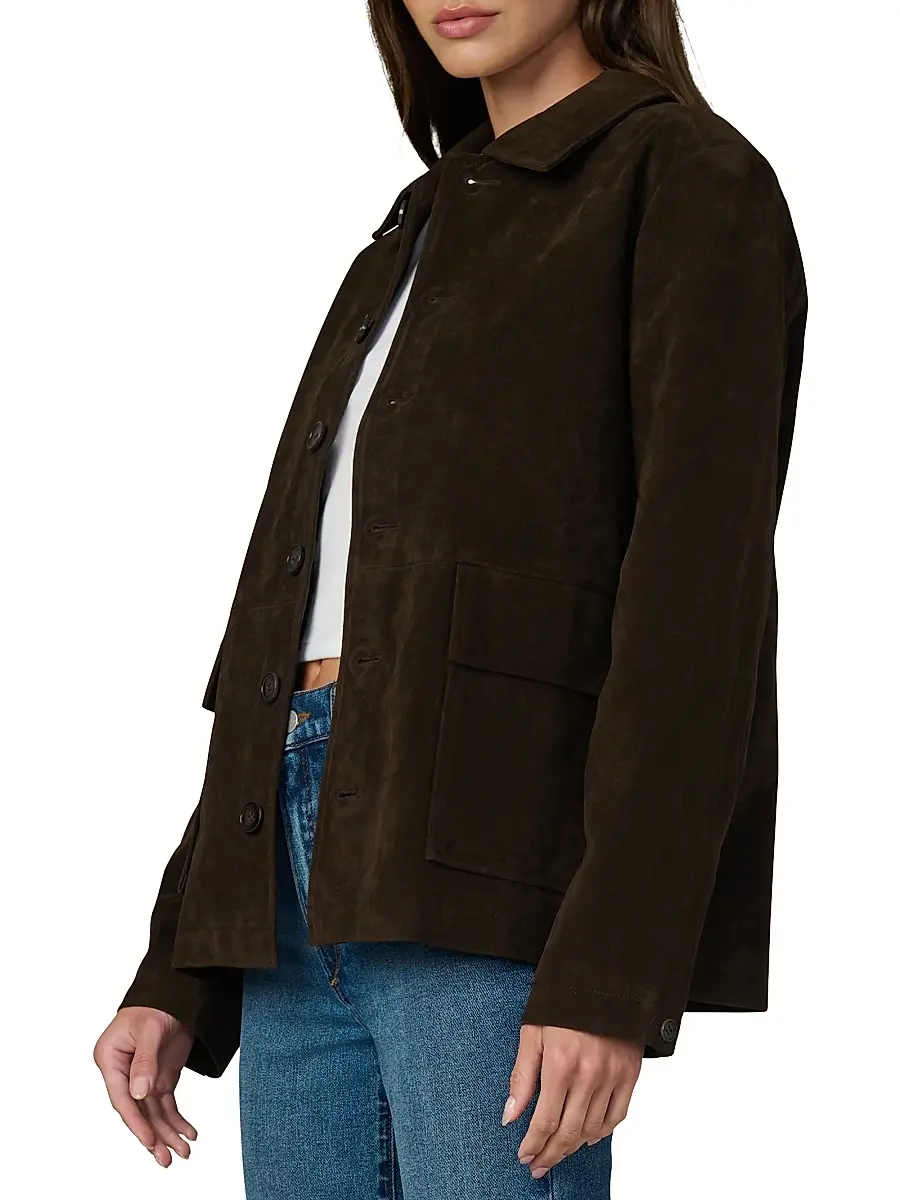 Joe's Jeans Women's Faux-Suede Chore Coat | Thumbnail 4 Joe's Jeans Women's Faux-Suede Chore Coat | Thumbnail 4